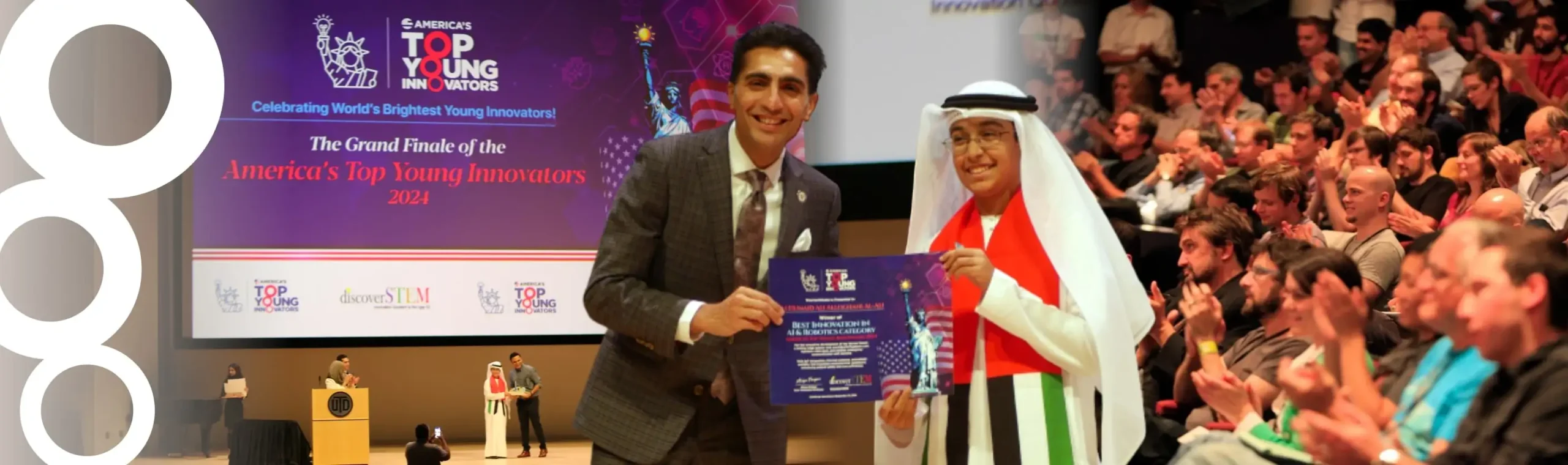 Ali Humaid from UAE at Top Young Innovators 2024 Challenge